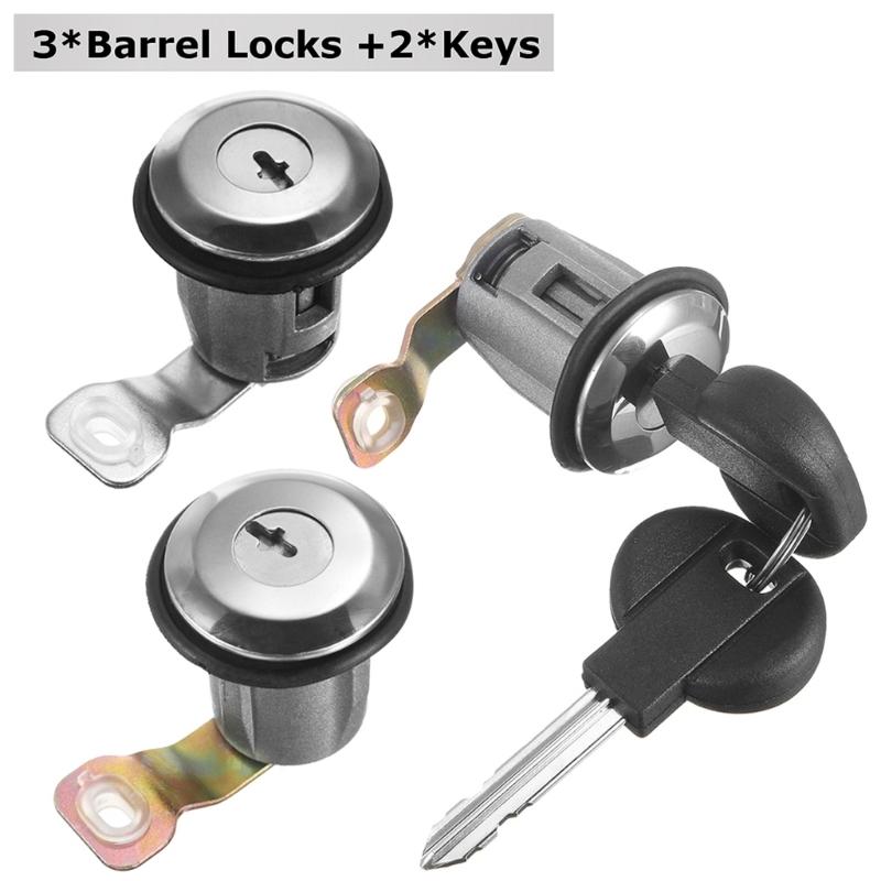 Industrial Grade Car Door Lock Barrels Set with 2 Keys Barrels Lock Door Lock Set Simple Installation for 9170G3 9170.CW
