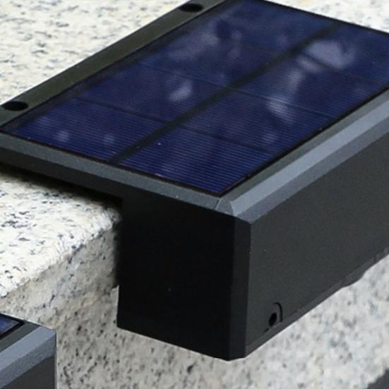 Настенный светильник на солнечной батарее, ультра-яркий, устойчивый к атмосферным воздействиям, IP65, водонепроницаемый уличный садовый светильник для домашнего двора