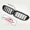 Glossy Black LED Grille for BMW 5 Series G30 - Double-Line, One-Piece, Upgraded Illumination