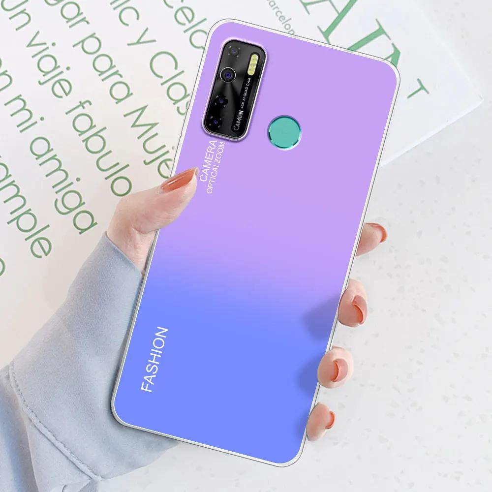 Чехол-бампер для Tecno Spark 5 Pro / Tecno Camon 15 Air / Camon15, прозрачный, из мягкого силикона TPU, или чехол для Tecno Spark 5