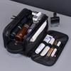Multi Pockets PU Toiletry Bag For Women Men Travel Essentials Makeup Bags Waterproof Hanging Bag Cosmetic Washing Organizer Bag