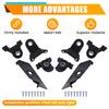 L10A Headlight Repair Kit Screw Clip Headlight Bracket For VW Passat Box/Estate(365) an Version 3AA998226 3AA998225