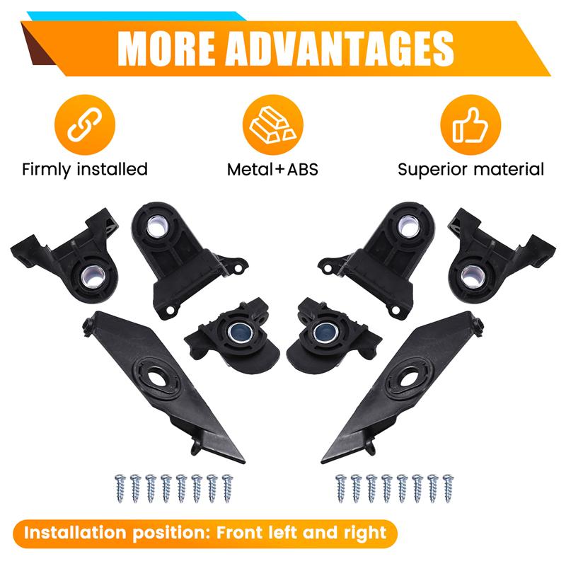 L10A Headlight Repair Kit Screw Clip Headlight Bracket For VW Passat Box/Estate(365) an Version 3AA998226 3AA998225