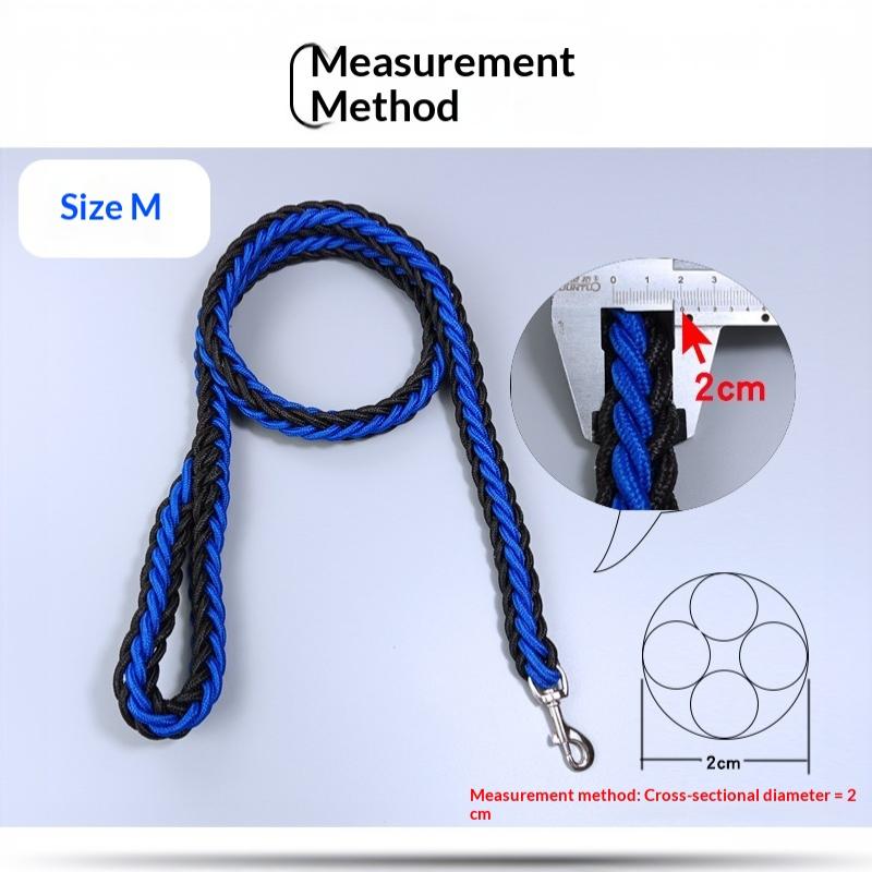 Durable Nylon Braided Lead Dog Leash For Small Medium Dogs Walking Hunting Camping Pet Accessories