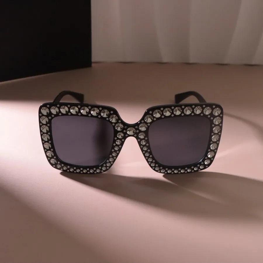 Luxurious Big Frame Sun Glasses Women Men Square Sunglasses Female Casual Black Colors Mirror Designer Brand Fashion