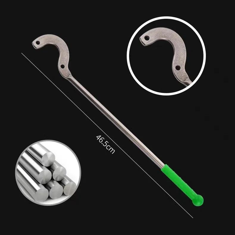 Всасывающий насос из нержавеющей стали, ручной водоструйный насос, бытовой насос для мелководных скважин, ручной насос для колодезной воды для сада, двора, фермы