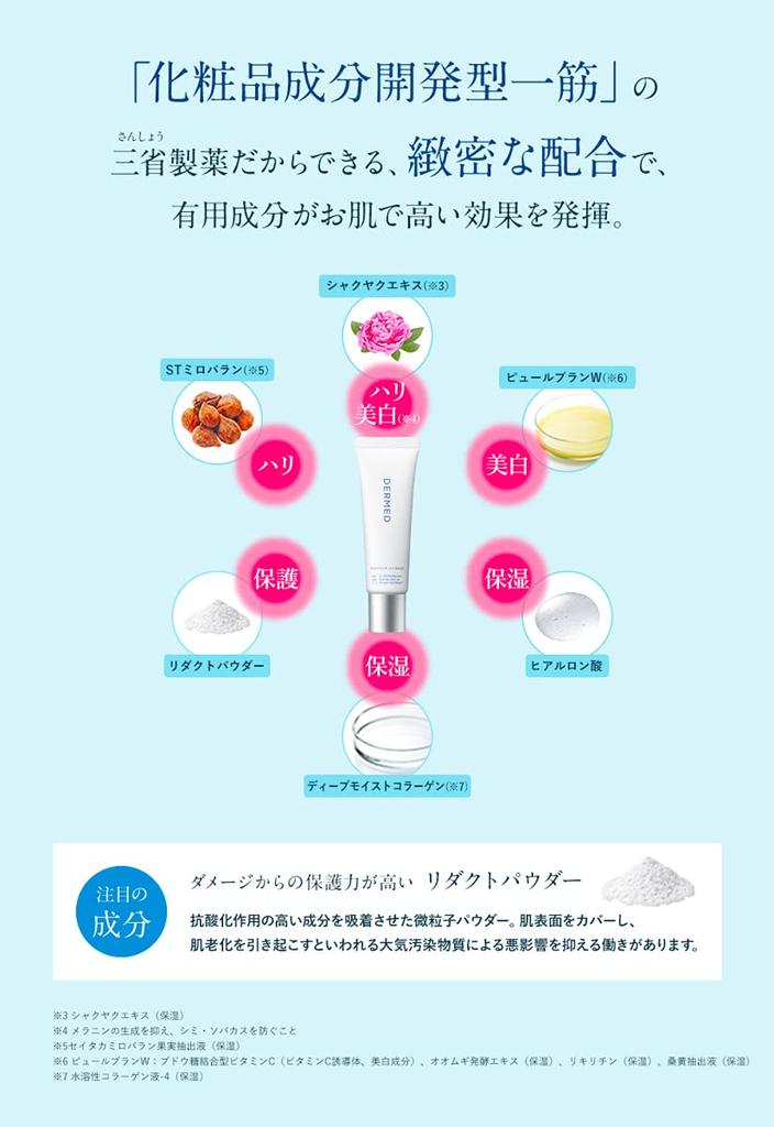 Dermed Premium UV Base Sunscreen 18 мл C [квази-лекарство] SPF35 PA+++ (Увлажнение/Увлажнение/Отбеливание/Пятно/Аппарат/Основа под макияж/Солнцезащитный крем/УФ