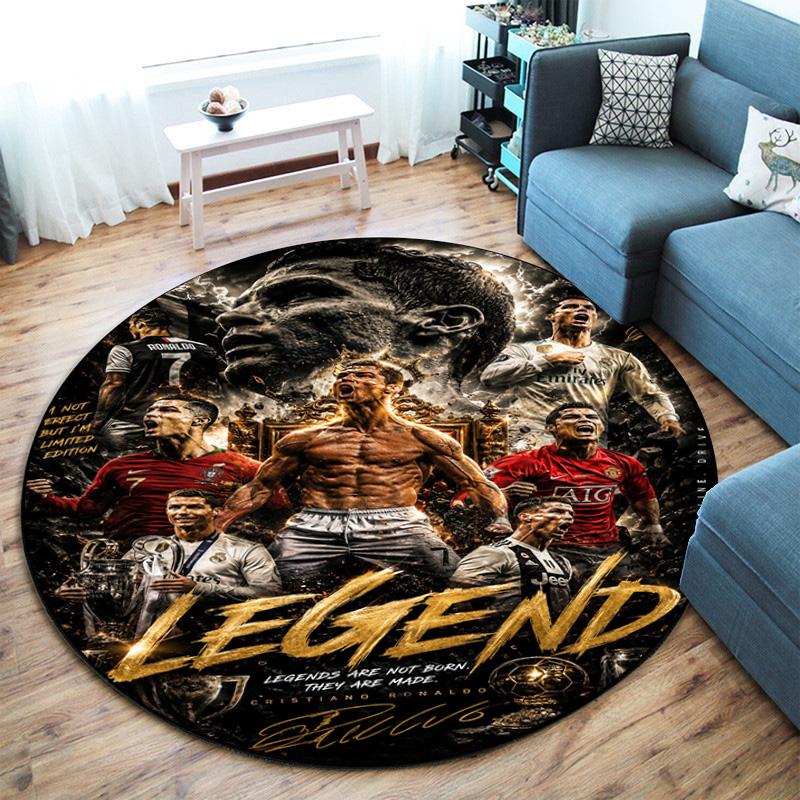 Cristiano Ronaldo Portugal Football Glory Moment Carpet Suitable For All Seasons Printing Doormat Art Dormitory Decoration