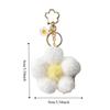 Chain Plushball Bag Pendant Backpack Charms Cartoon Plush Pendant Stuff Plush Toy Flower Keychain