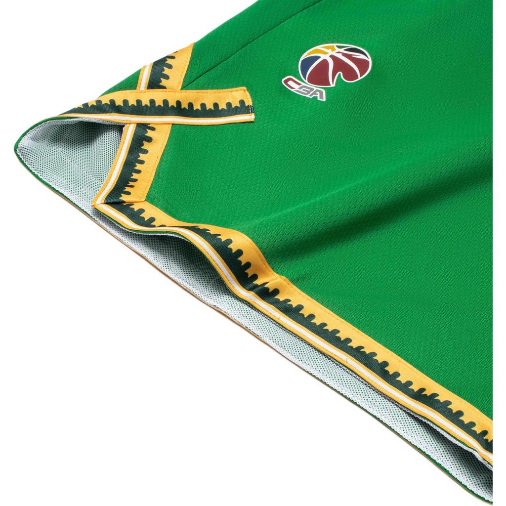 Шорты для баскетбола Li Ning CBA Series Professional, мужские шорты, дикие зеленые AAPT865-1