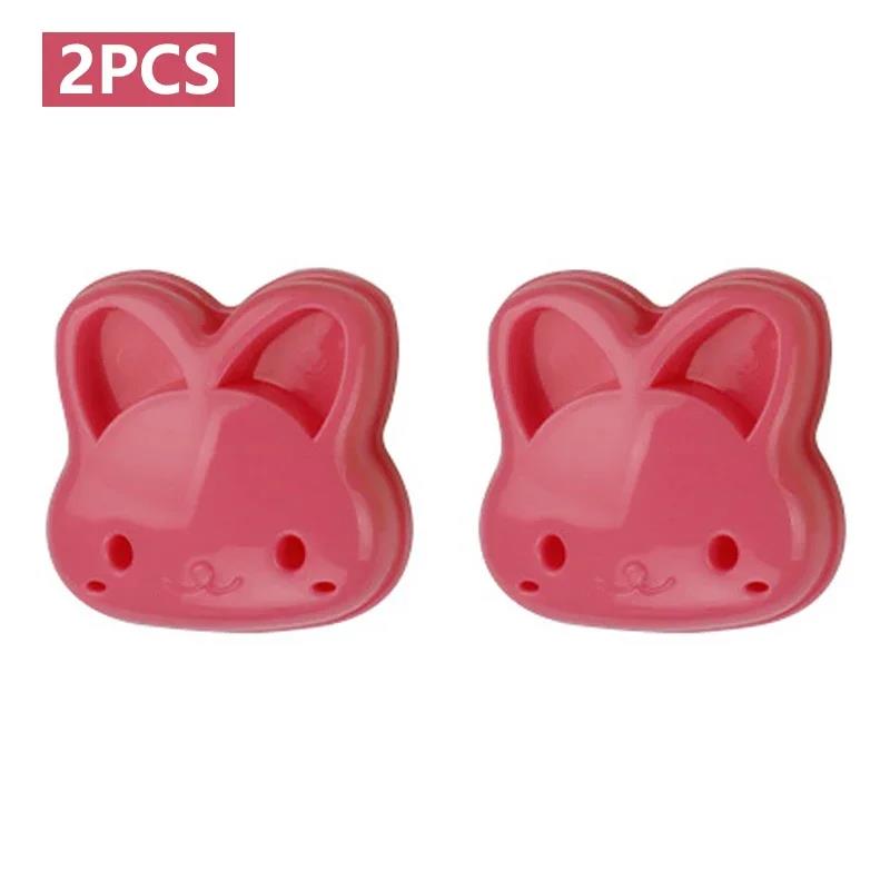 Sandwich Mould Bear Mini Cartoon Cute Bear Rabbit Car Sandwich Sealer Kids Bento Lunch Mold Cookie Cutter Baking Pastry Tools