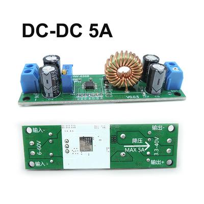 DC-DC 5A Регулируемый 60 В 48 В 36 В 24 В до 30 В 24 В 12 В 3,3 В Автомобильное зарядное устройство Регулятор понижающего преобразователя Модуль питания