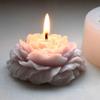 Cake Mold Easy To Demould Convenient Cleaning Reused Thin Soft Make Aromatherapy Silicone Big Peony Candle Mold Household Supplies
