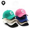 Korean Version of Fashion Trendy Retro Big C Letter Embroidered Cap Outdoor Women's Sun Protection Visor Men's Casual Baseball Cap