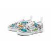 Crayola X Vans Authentic Elastic Lace Toddler Sketch Your Way Baby Sneakers White Multi-Color VN0A34A1ARE