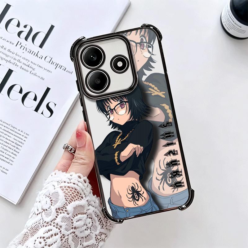 Чехол для телефона Hunter X-Hunters Shizuku с покрытием для Xiaomi Redmi Note 14 15 Pro Plus 13 12 11 11S 11T 10 9S 9 5G Противоударный с Airbag C