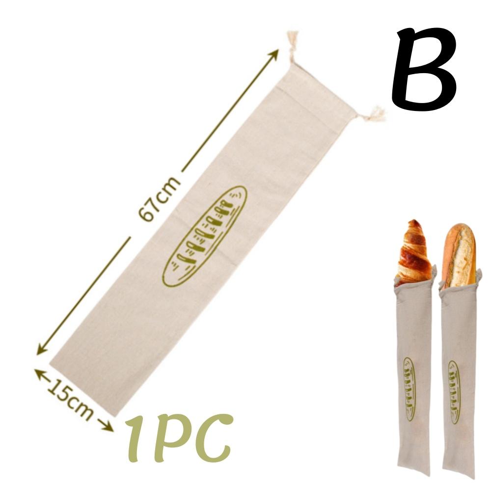 1/6 шт. Многоразовый льняной мешок для хлеба, контейнер для хранения выпечки для тостов, небеленый мешок для сохранения с завязками, кухонный органайзер