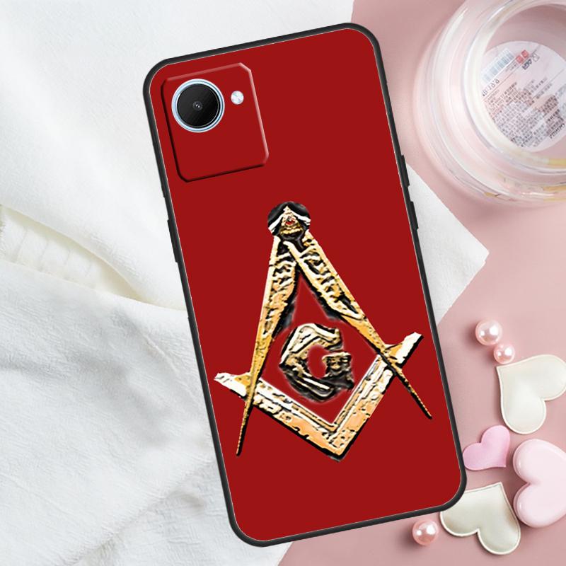 Free And Accepted Masons For Realme 14 10 11 12 13 Pro Plus GT 6 5 6T GT7 Pro C61 C55 C53 C51 C21Y C25S C75 C67 Case