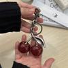 Классический подвесной декор Красная Вишня из Хрусталя Для Сумки Coach Наплечной Сумки Женский Брелок Подвески для Сумок Аксессуар