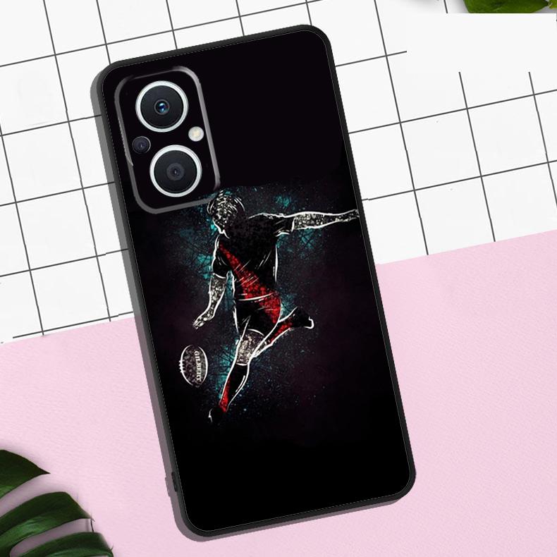 Rugby Case For OPPO Reno 13 12 11 F 8T 7 8 10 Pro OPPO Find X8 Pro X6 Pro X3 X5 Lite Cover Coque