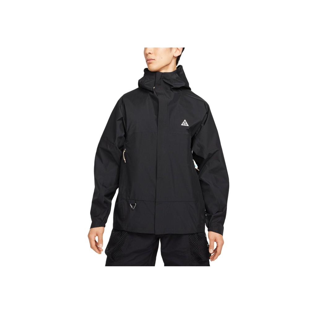 Nike ACG Storm-Fit однотонная водонепроницаемая куртка на молнии с капюшоном мужская куртка черная DV9416-010