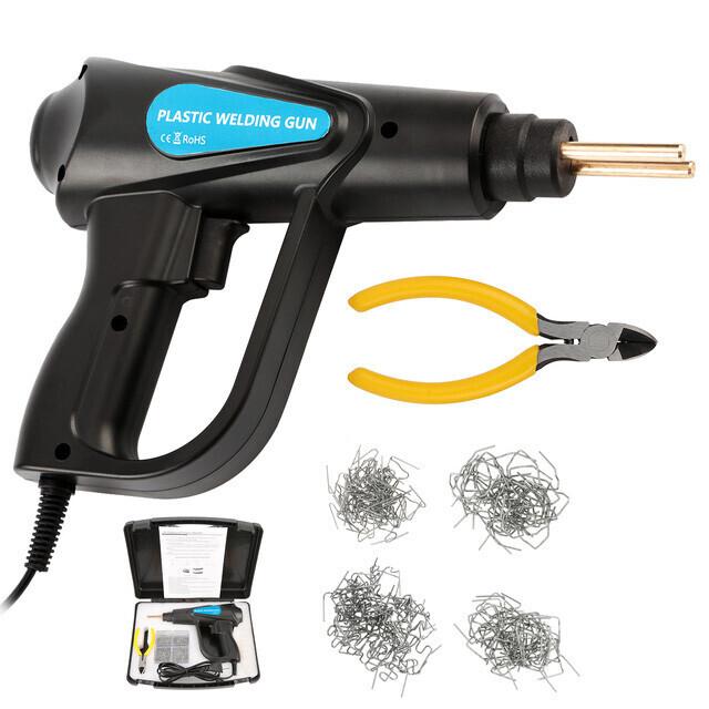 70 Вт степлер, сварочный аппарат для пластика, комплект для ремонта автомобильного бампера, плоскогубцы, 4 волновые скобы, сварочный ремонтный аппарат, сварочный пистолет, ремонт