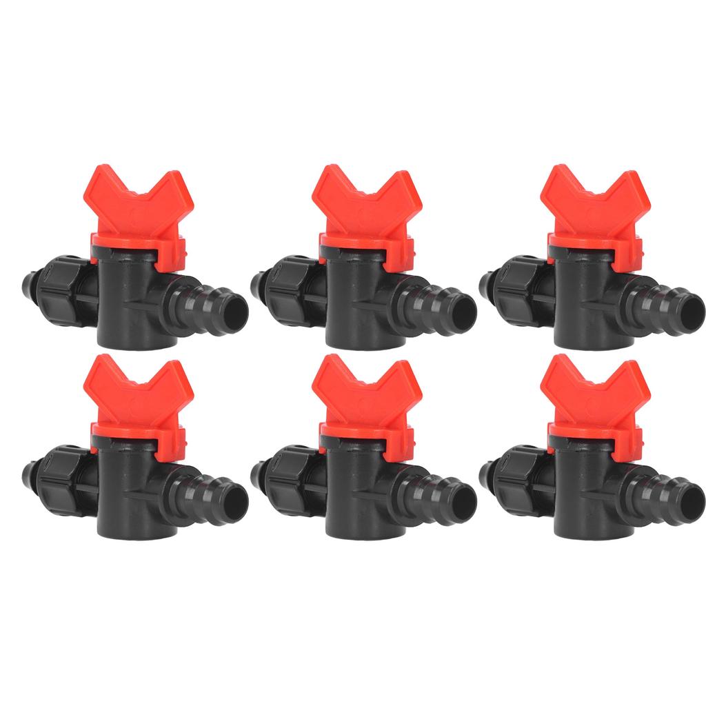 10Pcs Barbed Ball Valve 5/8inch Adjustable Prevent Leakage Drip Irrigation Switch Valve for