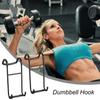Heavy-Duty Dumbbell Spotter Hooks 250lb Capacity Safety Connector for Chest Workout  Weightlifter
