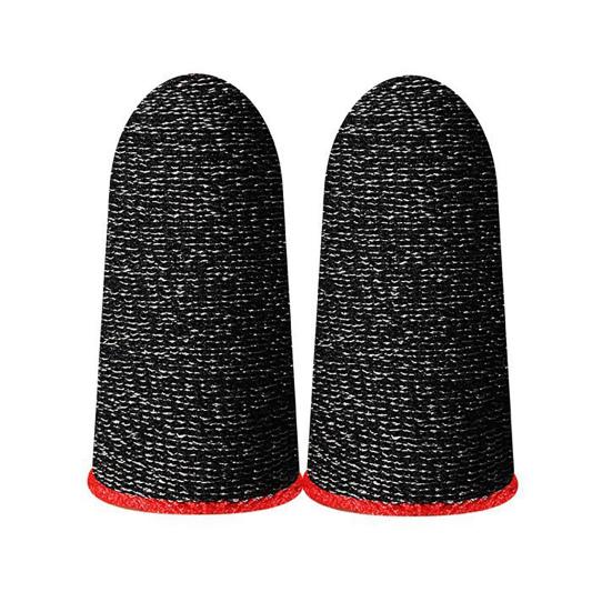 1 пара дышащих ультратонких игровых накладок на пальцы, универсальные накладки на кончики пальцев для контроллера, перчатки для большого пальца