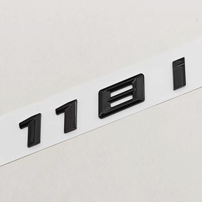 3D ABS Car Styling Logo 118i 120i 125i Badge Rear Trunk Emblem Sticker Decals For BMW 118i 120i 125i Auto Tail Accessories