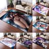 Sexy Anime Girl Print Creative Pattern Non Slip Custom Carpet Living Room Bedroom Game Room Movie Viewing Room