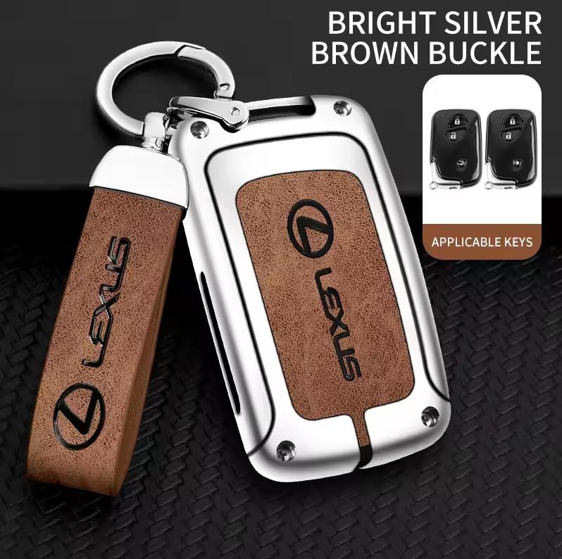 Interior Stickers Car Key Case Cover Key Bag Shell Keychain For Lexus CT200h ES 300h IS250 GX400 RX270 RX450h RX350 LX570 Key Pr