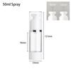 2Pcs 15ml 30ml 50ml Lotion Spray Bottle Travel Skin Care Refillable Dispensing Container  Travel