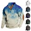 Spring And Autumn Men's Standing Collar Sweatshirt Is Outdoor Casual Sweaters Tops