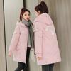 Зимняя стеганая куртка женская зимняя корейская версия длинной свободной толстой стеганой куртки Bf, утепленная женская стеганая куртка