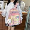 Spacious And Stylish Korean Design Backpack Unisex Casual Waterproof Nylon Bag