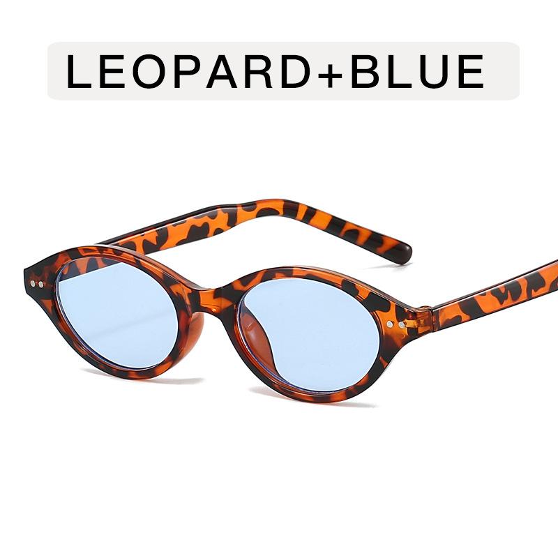 New Women Retro Oval Glasses Girls Candy Color Frame Glass Eyewear Decorative Computer Anti-Blue Eyeglasses