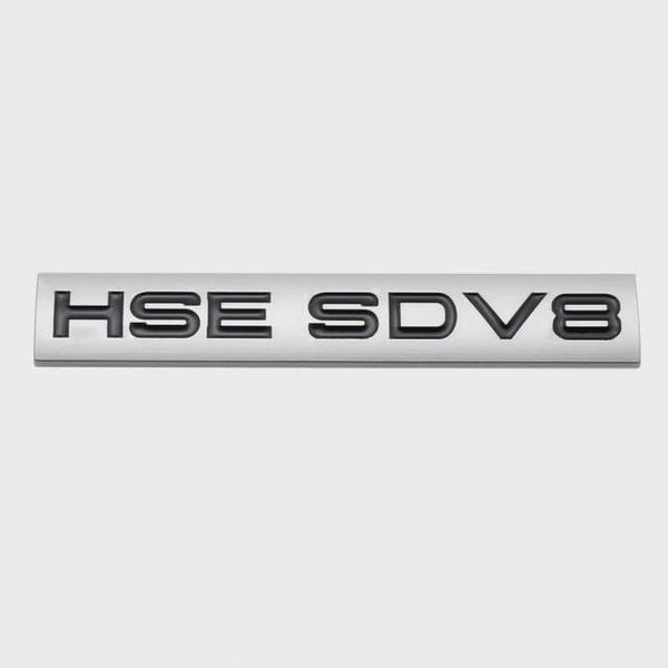 Металлический HSE SDV6 SDV8 роскошный логотип кузова эмблема наклейка для Land Rover Defender Discovery 4 5 Range Rover авто значок на багажник наклейка