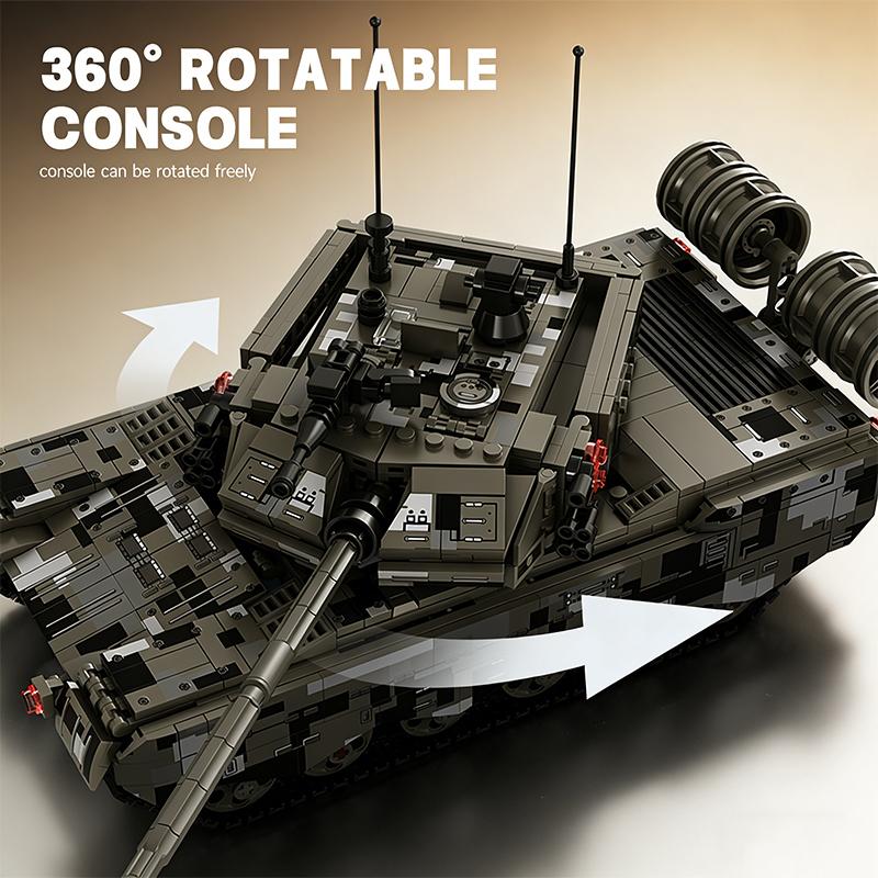 40cm Military Building Blocks 8in1 Tank Armored Vehicle Truck Combat Vehicle Tank Model DIY Kids Toy Christmas Holiday Gift