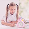Милый детский будильник-единорог с двумя колокольчиками и подсветкой, настольные часы для девочек, украшение для спальни, рождественские подарки для детей