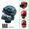 Ghost Skull Shape Head Manual Gearbox Shift Knob Big Teeth Manual Gear Stick Shifter Lever Knob for Car