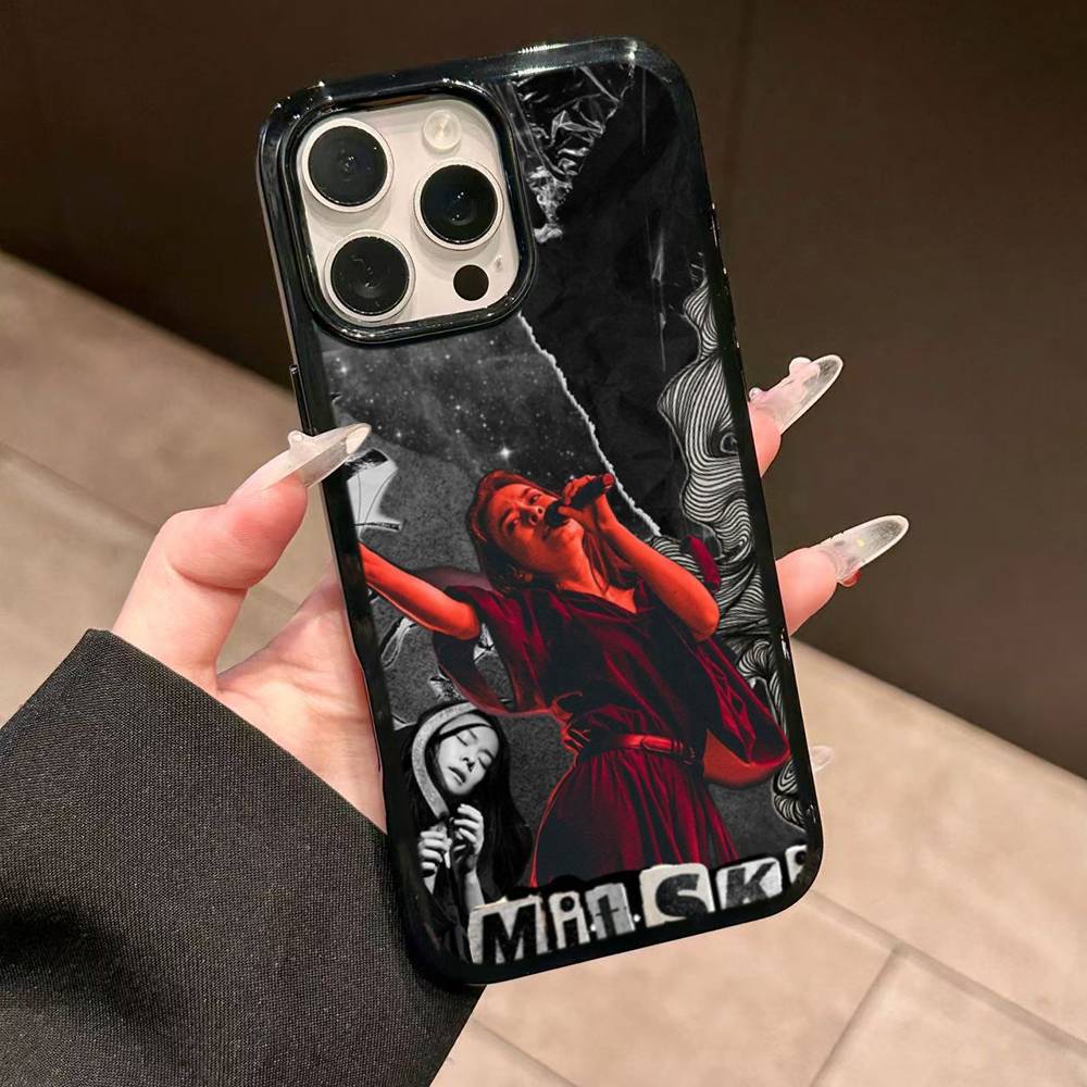 Популярная певица M-Mitski Для iPhone 17 16 15 14 13 Pro 12 11 Pro Max Жесткие чехлы для телефона из ПК+ТПУ Задняя крышка