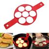 Silicone Pancake Maker Multiple Shapes 7 Holes Nonstick Baking Mold Ring Fried Egg Molds for Family Cooking Kitchenware Gadgets