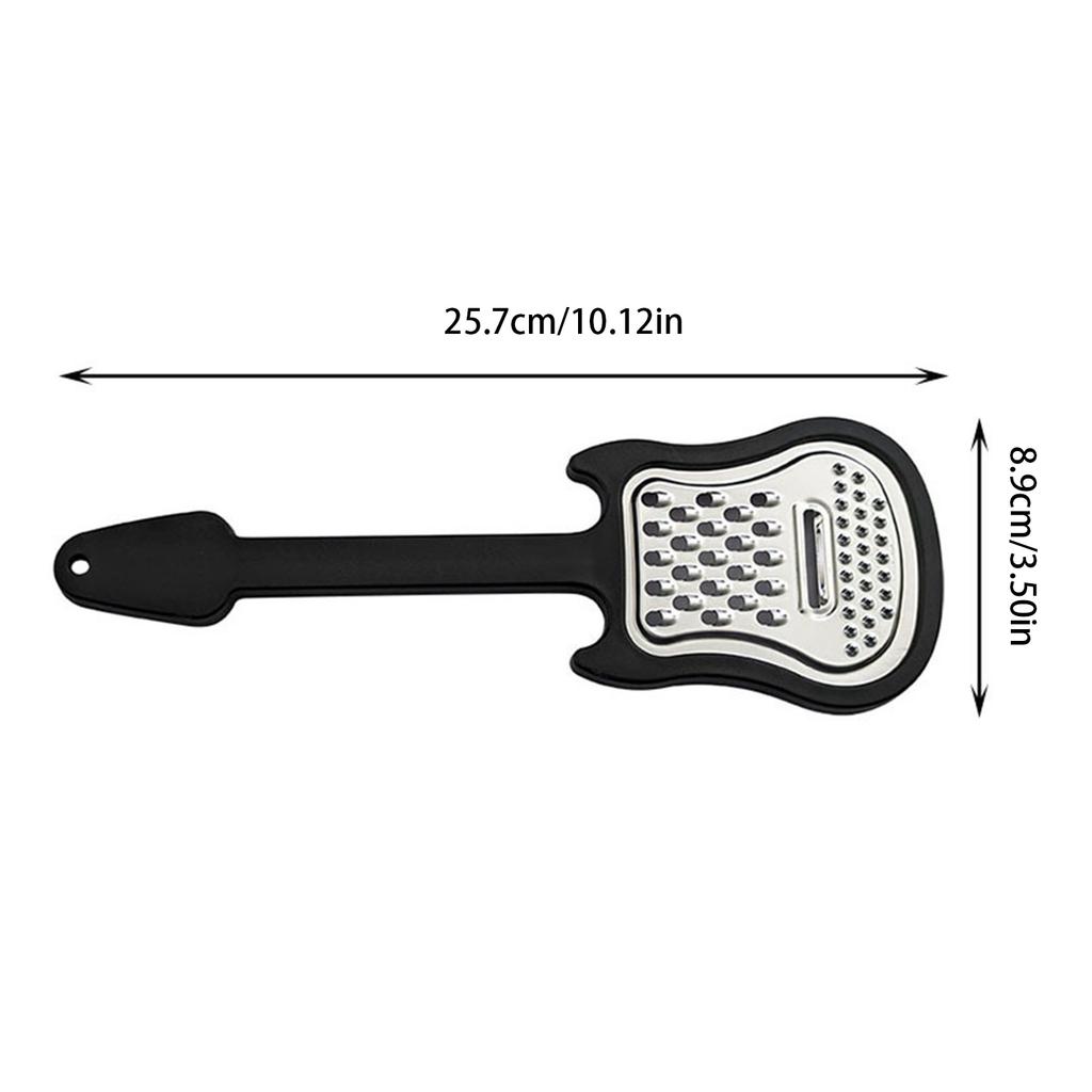 Креативная форма гитары Прочная нержавеющая сталь Терка для сыра и продуктов с эргономичным дизайном ручки для легкого использования