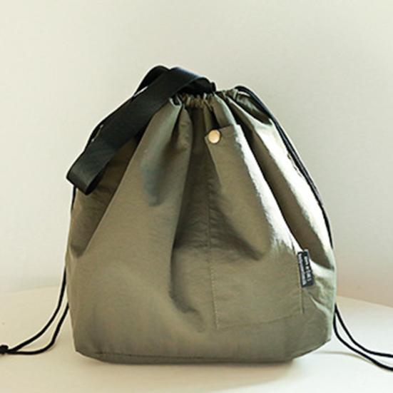 Изолированная сумка для ланча, большая вместимость, водонепроницаемая, износостойкая, с завязками, портативная, термоизолированная, для пикника, хранения, сумка-бенто