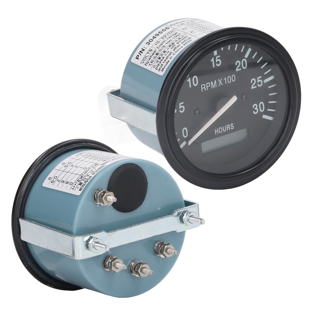 Тахометр постоянного тока от 10 до 32 В, цифровой счетчик моточасов 3049555, тахометр от 0 до 3000 об/мин для генераторных установок