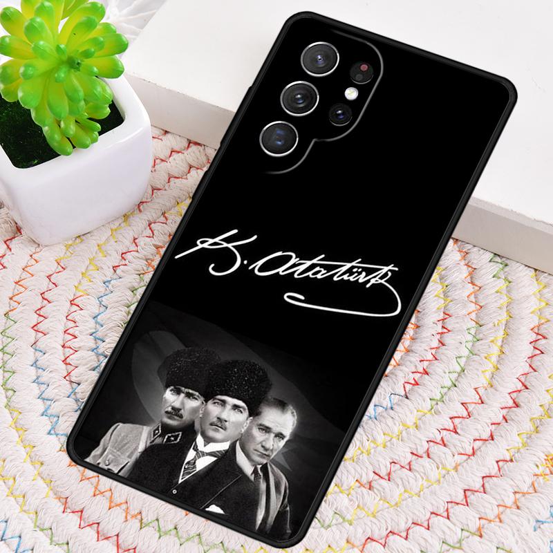 Mustafa Kemal Ataturk soft Silicone Phone Case For Samsung Galaxy note 10 pro S26 S25 S24 S23 S22 S21 Plus S25Ultra Capa Cover