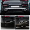 1 Pair Car Exterior Exhaust Pipe Mufflers Cover for W176 W205 W213 X253 Rear Bumper Cylinder Exhaust Pipe Cover Trim