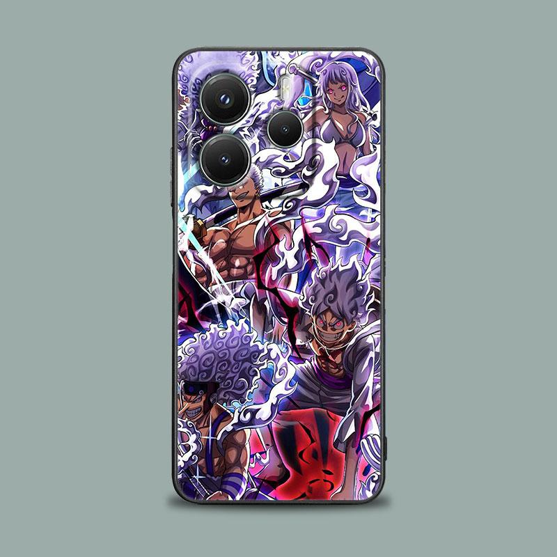 Soft Case For Xiaomi Redmi Note 15 14 13 12 11 10 Pro Plus One Pieces Nika Gear 5 Anime For Redmi 15C 15 14C 13C 12C Phone Cover