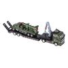 1:50 Tow Truck Toy Alloy Pull Back Car Highly Simulation Trailer Vehicle Toy for Children#2